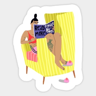 Read More Female Authors Sticker